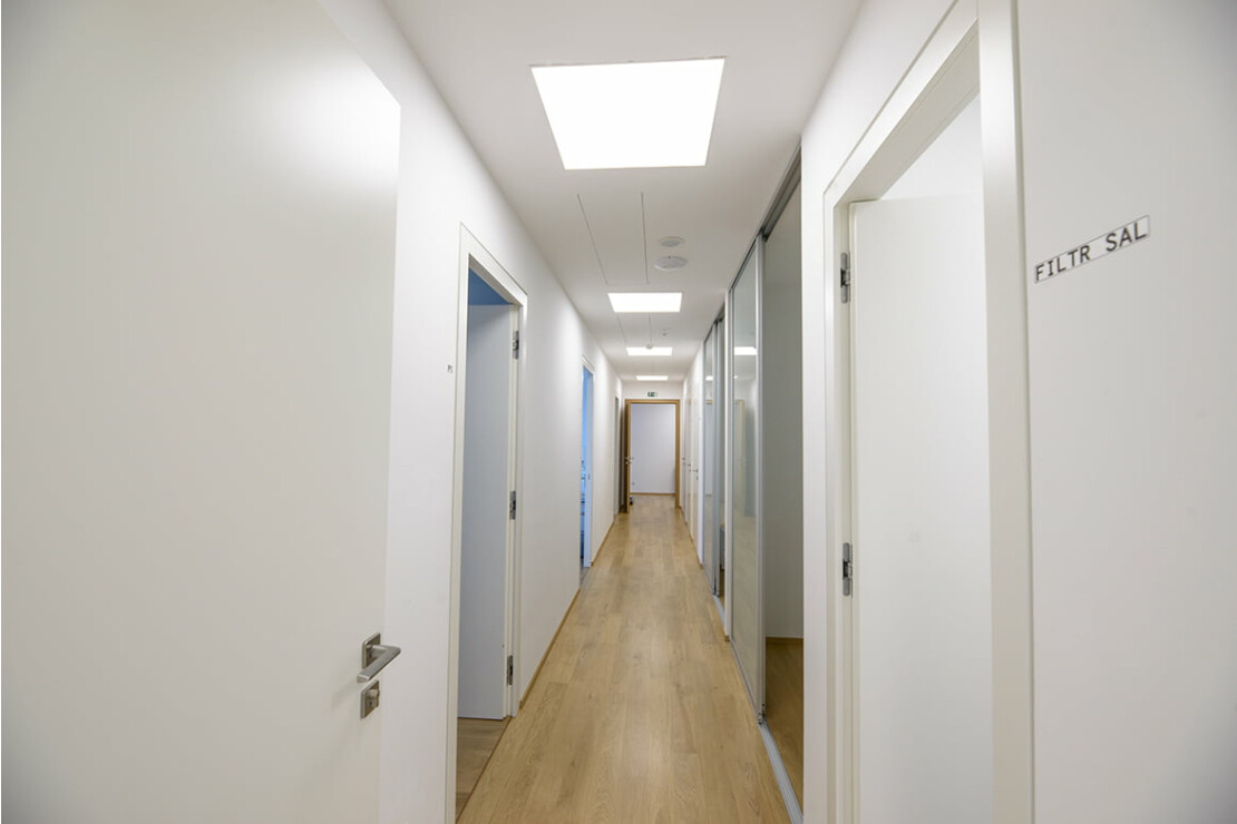 Soukromá klinika s operačními sály a laboratořemi