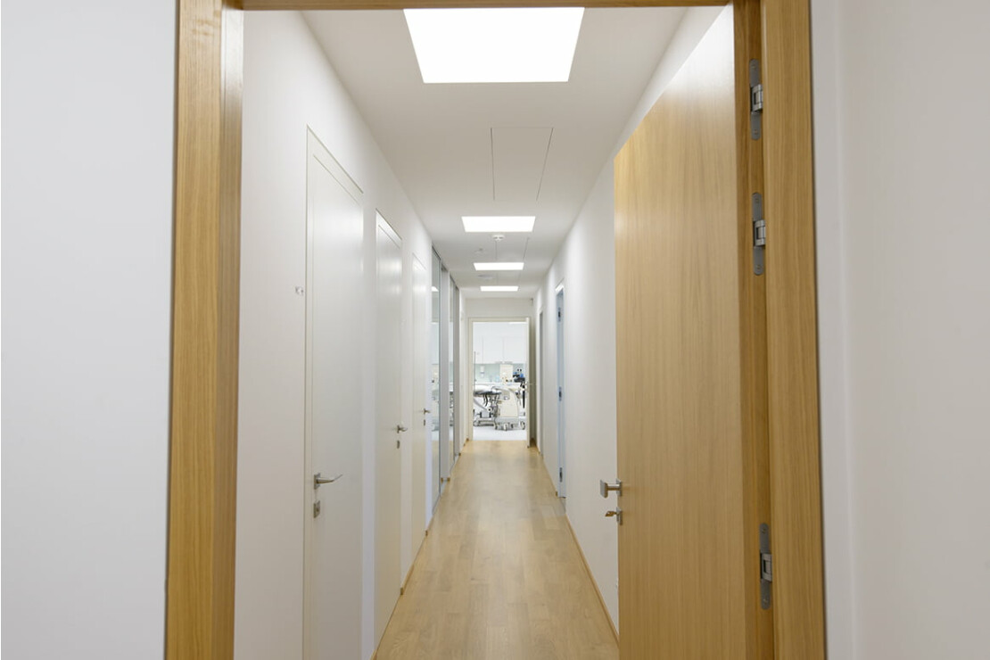 Soukromá klinika s operačními sály a laboratořemi