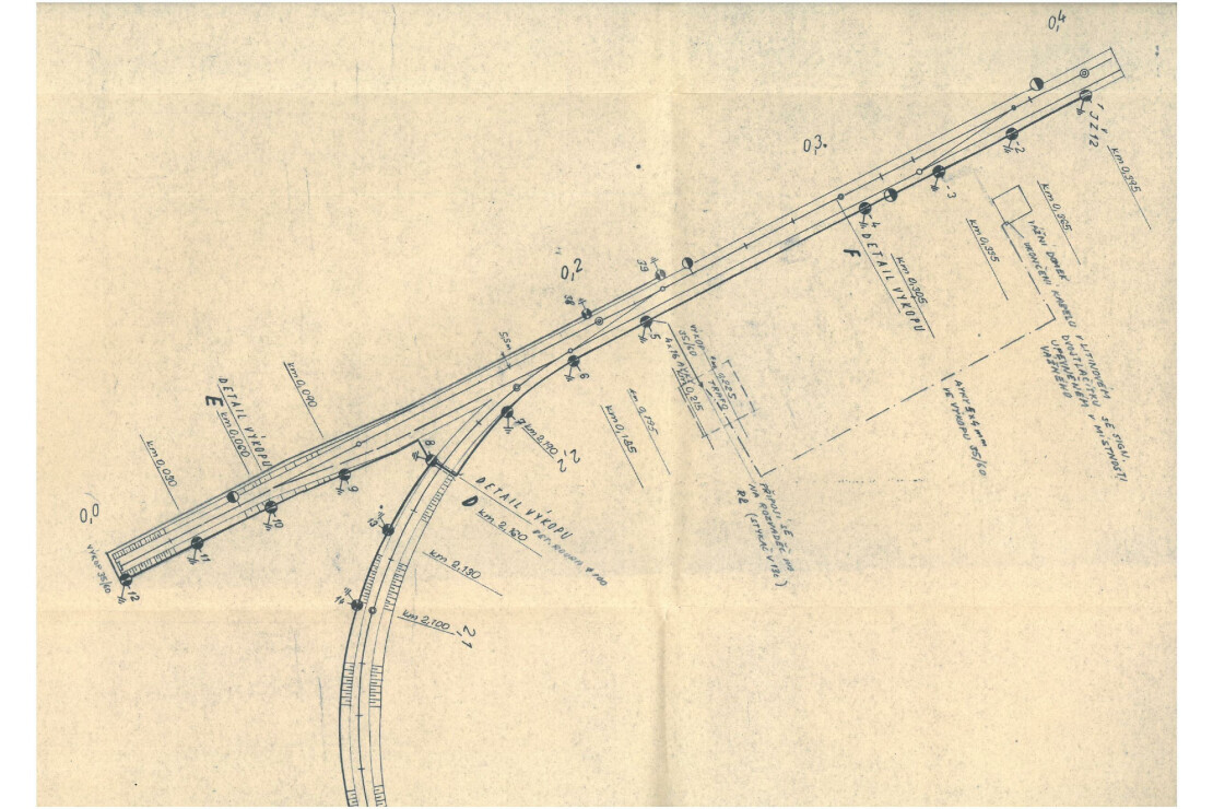 Železniční vlečka a přístřešek pro vlak / vizualizace