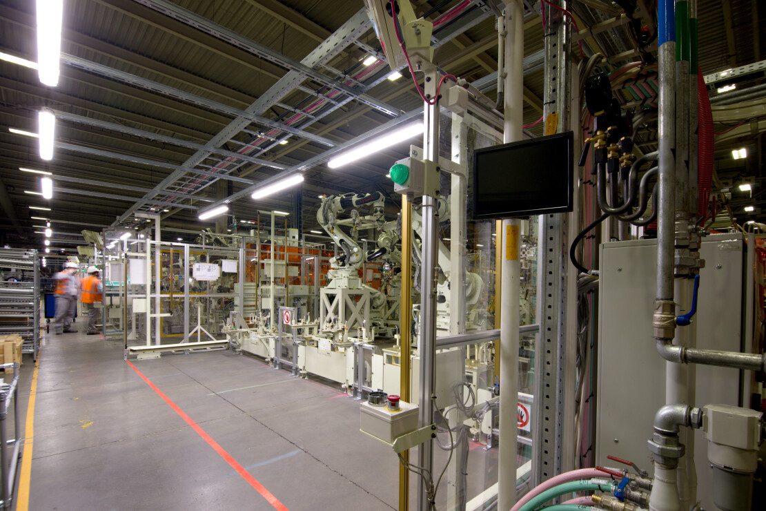 Osvětlení v Toyota Motor Manufacturing Kolín