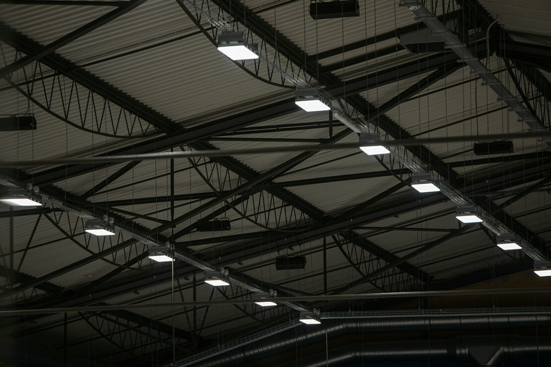 Zimní stadion Šumperk s DALI řízením