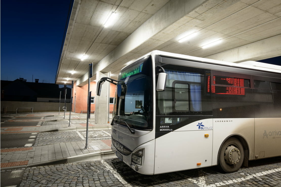 Autobusové nádraží a podzemní garáže