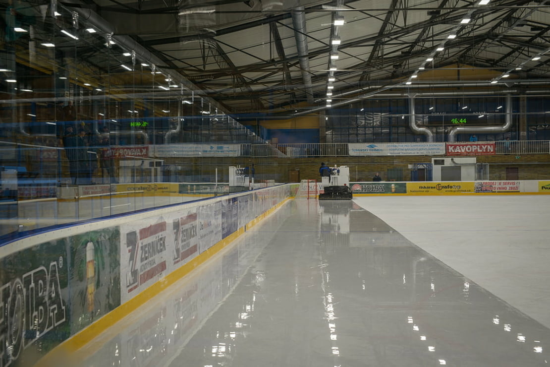 Zimní stadion Šumperk s DALI řízením