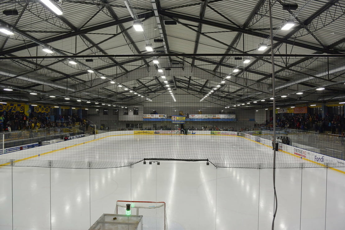 Zimní stadion Šumperk s DALI řízením